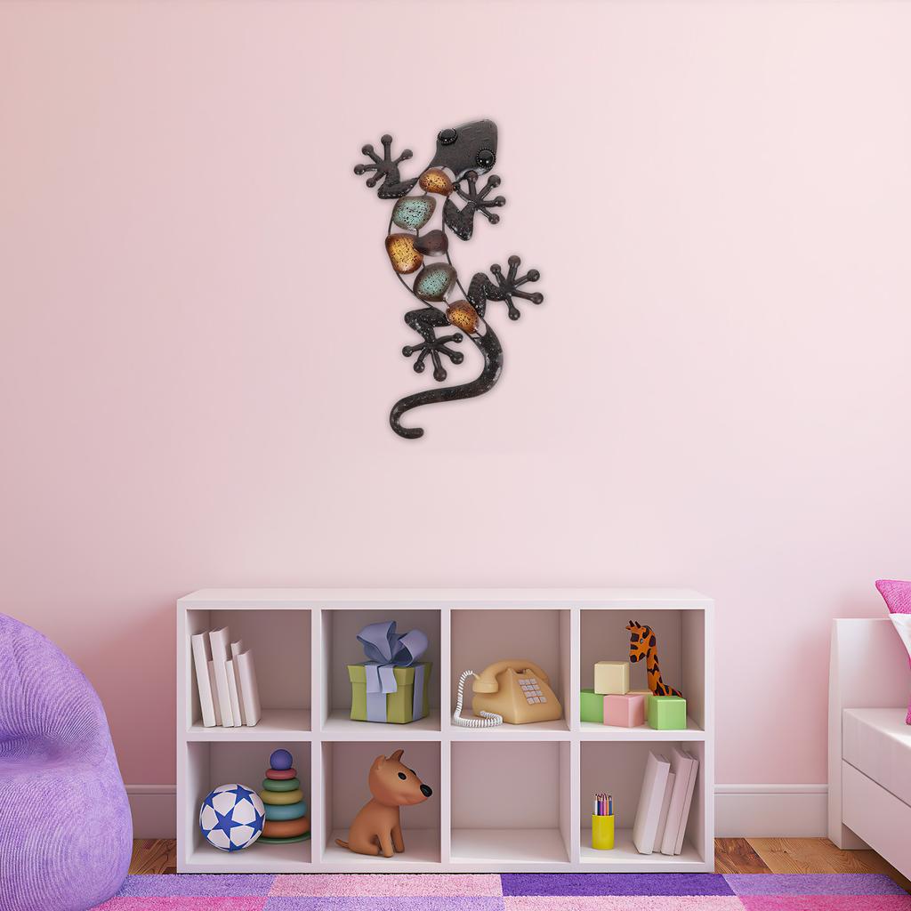 Gecko Lizard Decoration Lizards Accessories Decorate Iron Wall Hanging Craft Ornaments Animal