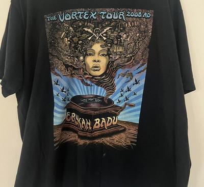 Hot Erykah Badu Vortex Tour 2008 Tour Unisex S-5XL Shirt