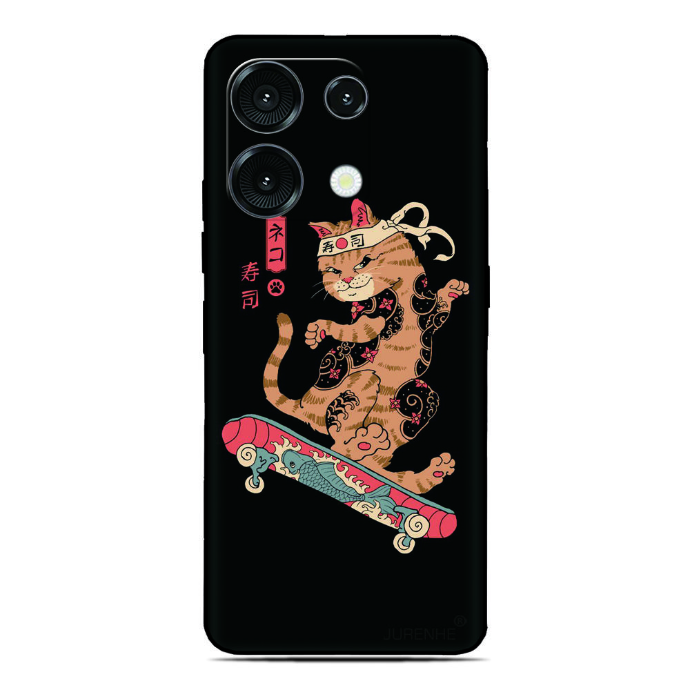 Samurai Mask Phone Case For Oukitel C69 C3 C2 C68 C62 C61 C57s C57 C58 P1 C1 Pro C59 C53 C51 C50 C38 C36 C35 C21 WP50 Cover