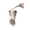 Husky Long Tail Kitty Plush Stuffed Animal Keychain Cartoon Hello Cat Backpack Ornament Gift Series 22cm