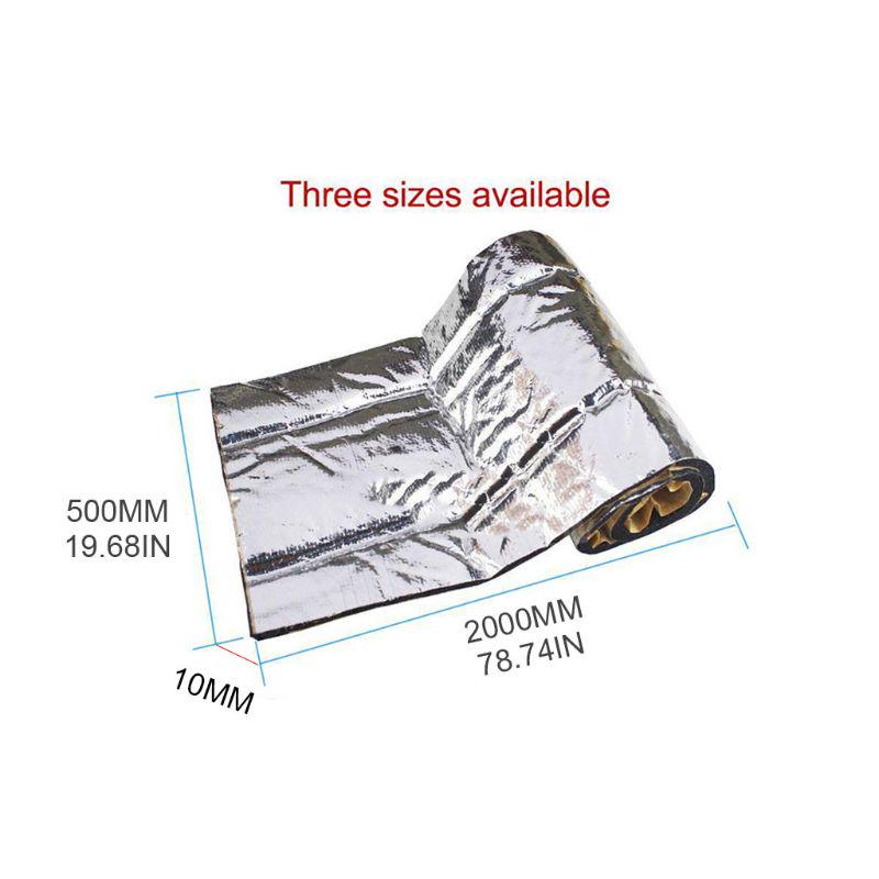 Универсальный водонепроницаемый автомобильный шумоизоляционный коврик для капота, шумоизоляция, шумопоглощающий капот, наклейка на двигатель, пылезащитный, практичный