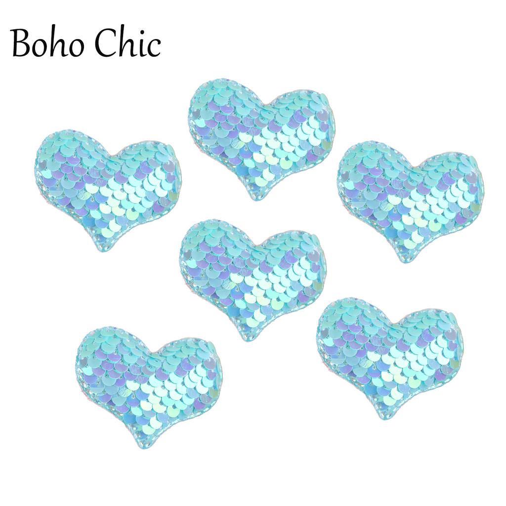 6 шт. Заколки для волос в форме сердца для девочек, блестящие заколки для волос с пайетками, металлические заколки для волос для малышей, детские аксессуары для волос