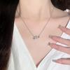 Оригинальное ожерелье Love Jewelry Женская мода Темпераментная цепочка на ключицу в форме сердца для милой девушки из нержавеющей стали