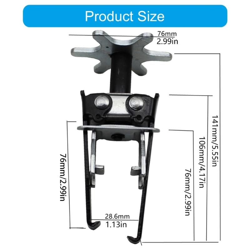 Сверхпрочный автомобильный инструмент для сжатия пружин клапанов Сильная прочность Снятие пружин клапанов Простой в использовании для ремонта двигателя