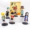 6 шт./компл. аниме One Piece фигурка ПВХ Луффи новая коллекционная модель украшения куклы детские игрушки для рождественского подарка
