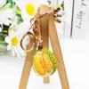 Durian Model Simulation Durian Keychain Bag Accessories SImitation Durian Key Chain  Car Pendant