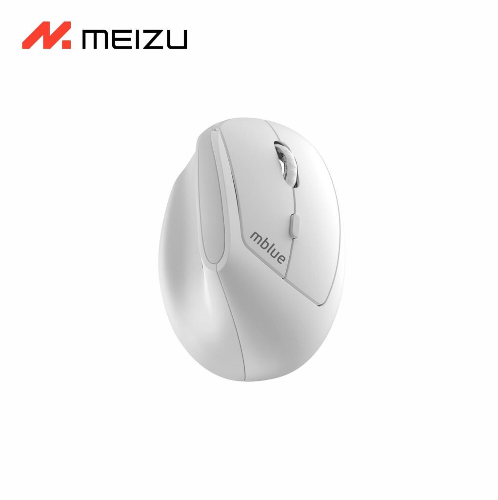 MEIZU mblue M206 Pro 2.4G беспроводная мышь вертикальная бесшумная мышь 4000DPI 580mAh мышь для MacBook для Windows белая