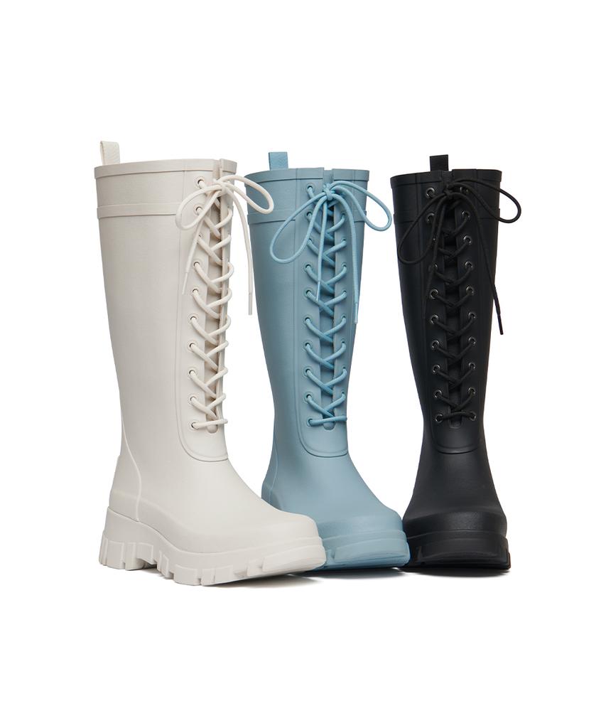 Ботинки Rockfish Weatherwear на платформе со шнуровкой, высокие, дождевые - 3 цвета