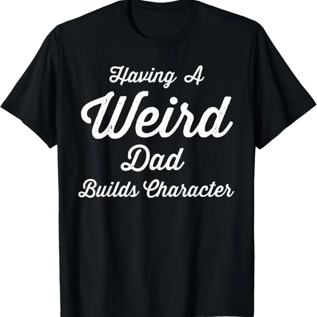 Иметь странного папу закаляет характер Забавная парная футболка для братьев и сестер