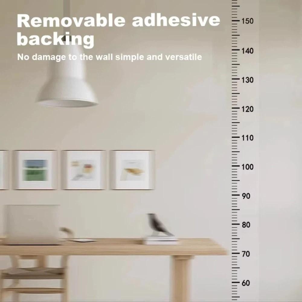 2-Meter Height Growth Chart Transparent Measuring Ruler Living Room