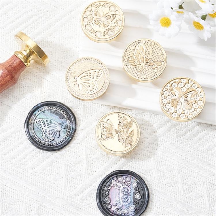Серия «Бабочки» Печать из сургуча Печать для воска для конвертов, открыток, украшений