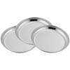Shimomura Kihan Round Food Preparation Trays, 3-Piece Set, Made In Japan, 16cm, Dishwasher Safe, Individually Divided, Ideal for Cooking and Outdoors,