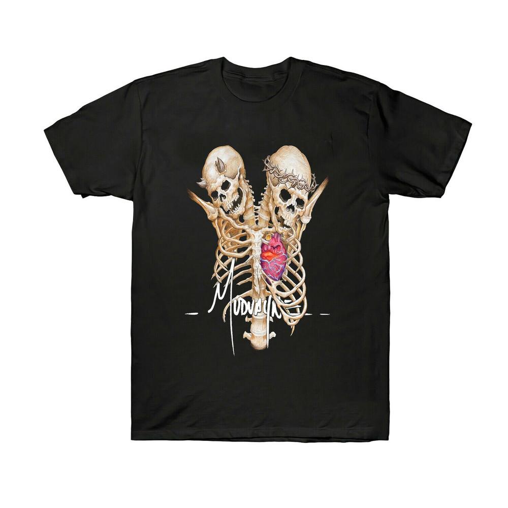 Мужская черная футболка с логотипом-черепом Mudvayne Размеры S M L XL -4XL Унисекс футболка