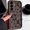 Чехол-бабочка на весь экран для Samsung Galaxy S24 S23 S22 Ultra Plus S21 A55 A54 A53 A52 A25 A15 A14 5G Силиконовый противоударный чехол