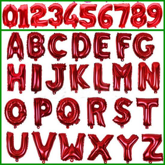 Фольгированный воздушный шар в форме цифры или буквы. 1 штука