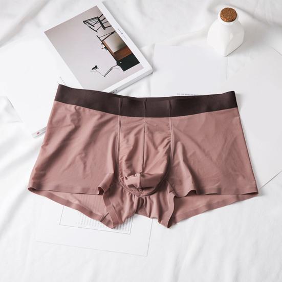 Мужское боксерское нижнее белье со средней посадкой, высокой эластичностью, облегающие шорты-брифы