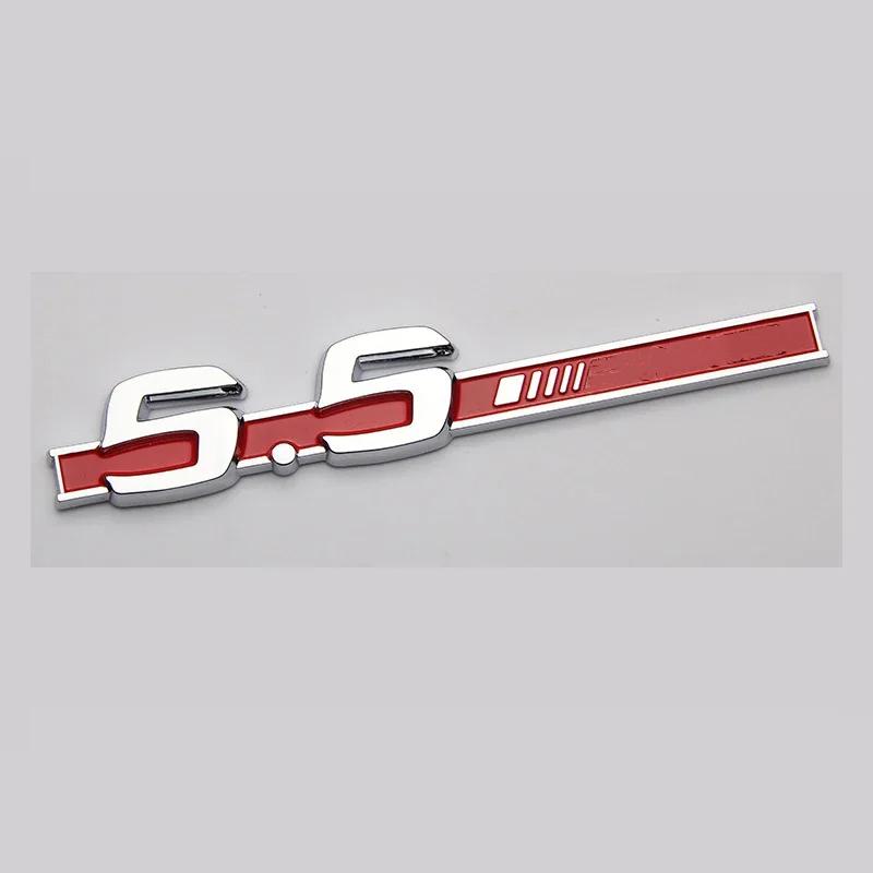 3d ABS Chrome Black Logo 3.2 5.5 6.5 6.3 A/m-g Emblem Sticker Car Fender Side Badge Accessories
