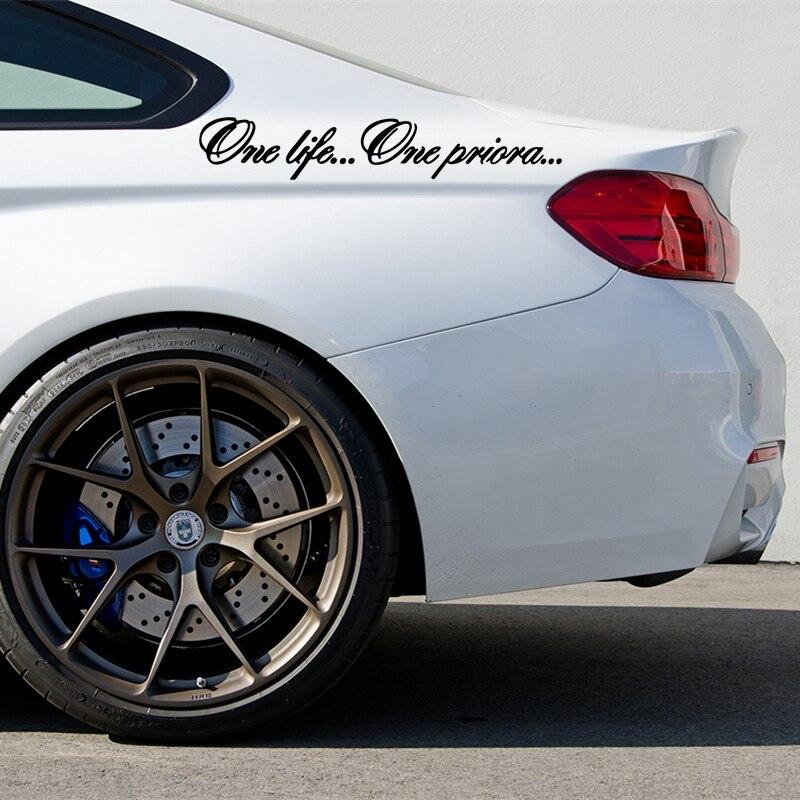 Tri Mishki HZX839 #60*10,4 см One Life One Priora автомобильная наклейка виниловые наклейки аксессуары для мотоциклов наклейки