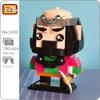LOZ 1439 Legend Journey To The West Monk Sha Monster Weapon 3D Model DIY Mini Blocks Bricks Building Toy No Box