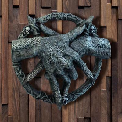 Скульптура руки дьявола, кулон Бафомета, пентаграмма, коготь, статуя, украшение, изделия из смолы, Ловец снов, готический орнамент, декор