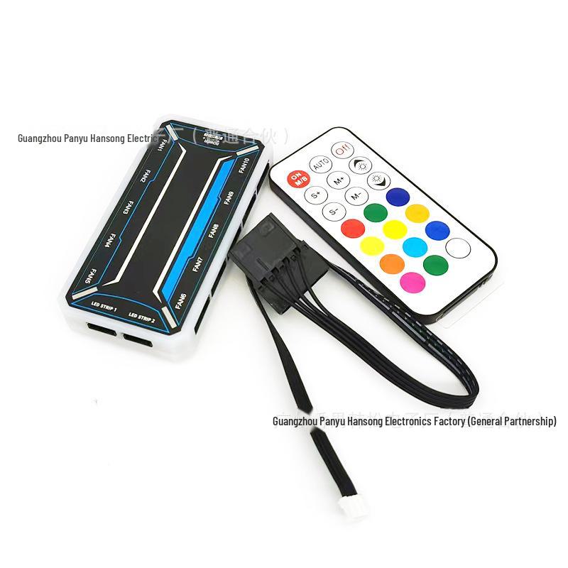 12 см RGB LED ультра-тихий вентилятор охлаждения корпуса настольного компьютера