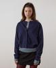 HANE [Версия 26Ss] Базовый круглый кардиган_Глубокий темно-синий