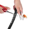 HDPE 1.5m Length Management  Cord Protector Flexible Spiral Tube Wire Organizer Cable Holder