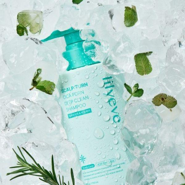 Lilyeve Scalp:Шампунь Turn Cica PDRN Deep Clean 500 г – Интенсивное очищение кожи головы и средство против перхоти