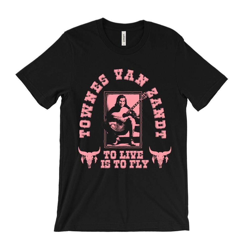 Townes Van Zandt T-Shirt - To live is to fly - country - fan art Unisex T-Shirt