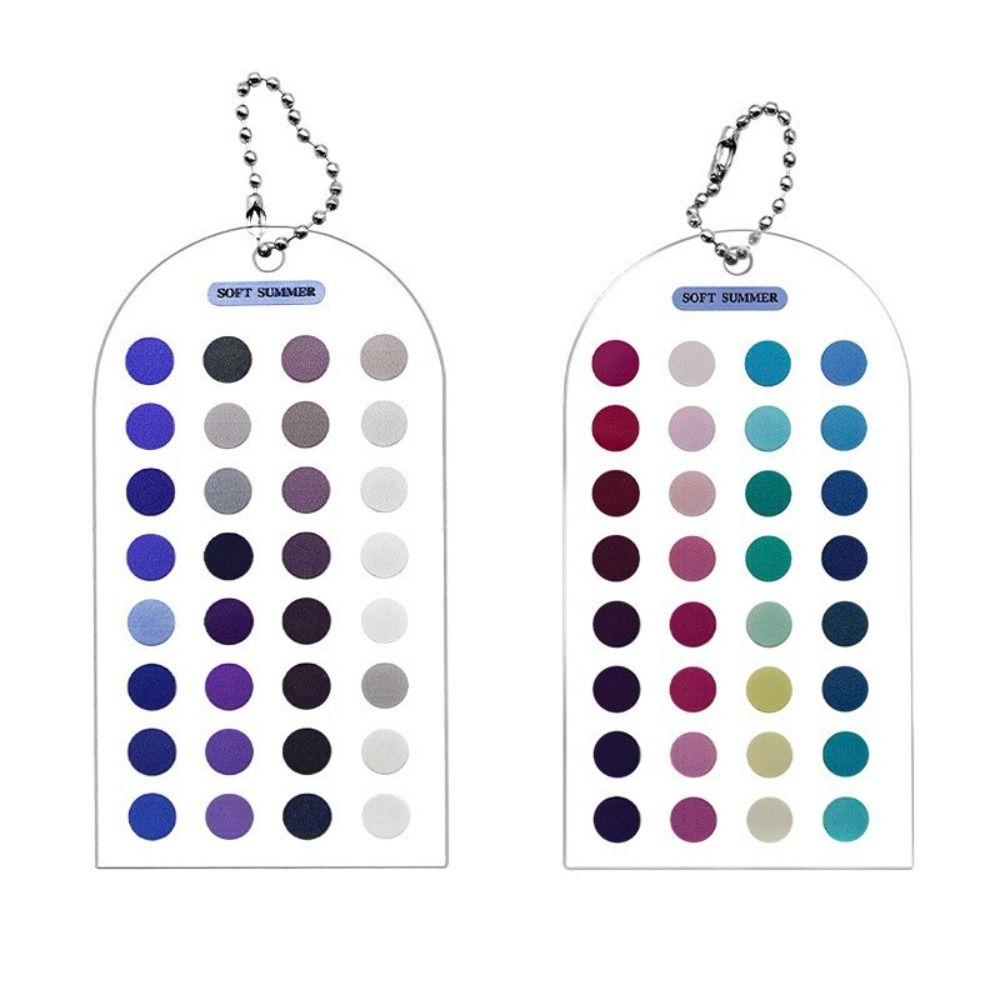 Double-sided Color Palette Cards Color Analysis Summer Color Cards Personal Color Analysis
