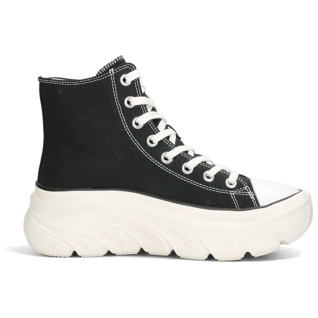 Skechers Уличные Модные Универсальные Нескользящие Прочные Дышащие Поддерживающие Амортизирующие Высокие Кеды Женские кроссовки Черный 177430-BLK