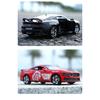 1/32 Ford Mustang Shelby GT500 литой спортивный автомобиль модель литой игрушечный гоночный автомобиль модель транспортного средства имитация звука и света детский подарок