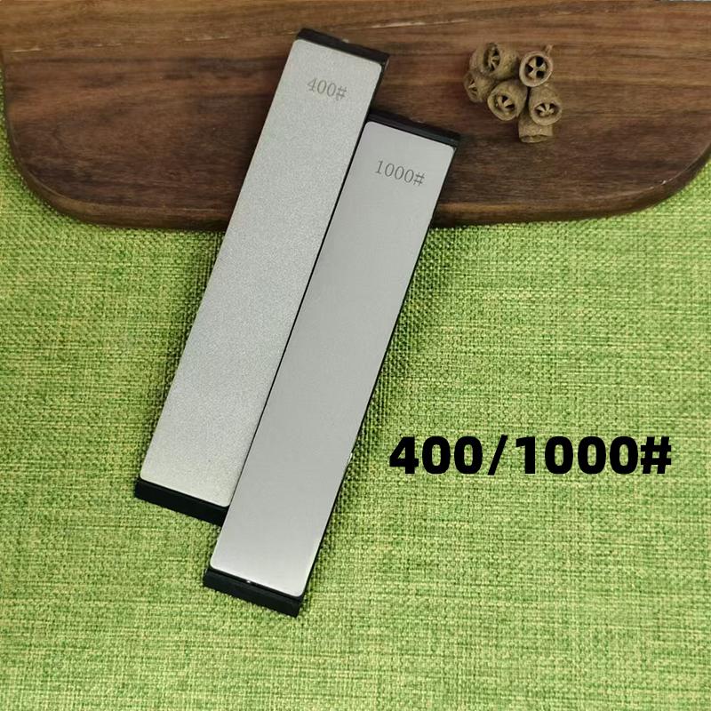 2pcs Large Size Diamond Sharpening Stones Set - Multi-Grit Knife & Tool Sharpener for Outdoor/Kitchen Use