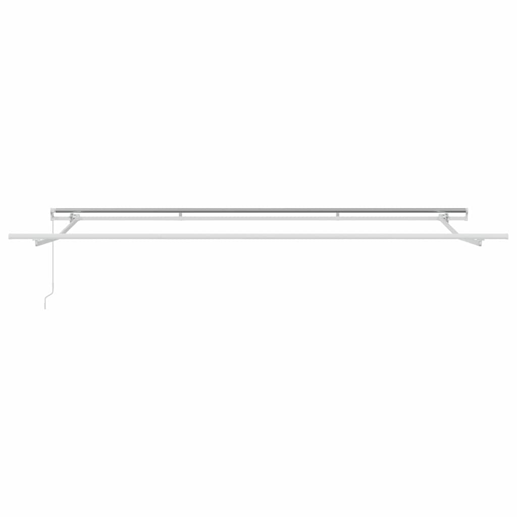Retractable Awning Red and White 500 x 300 x 165 cm