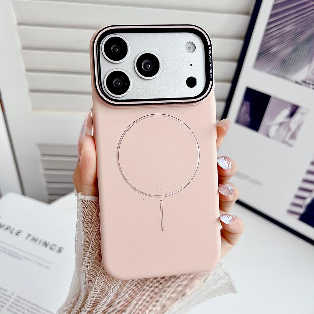 iPhone 17 Pro Магнитный Чехол Apple 15/14 Защитная Крышка 13 Модный Жесткий Простой Новый