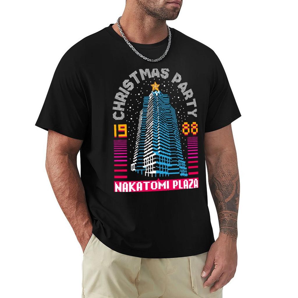 Nakatomi Plaza Christmas Party 88 - Retro Christmas T-Shirt Work Casual Loose Fit T-Shirt