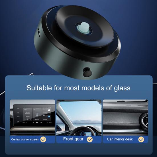 Магнитный автомобильный держатель на присоске для телефона, сильный адсорбционный универсальный кронштейн для MagSafe, стабильное вращение, громкая связь