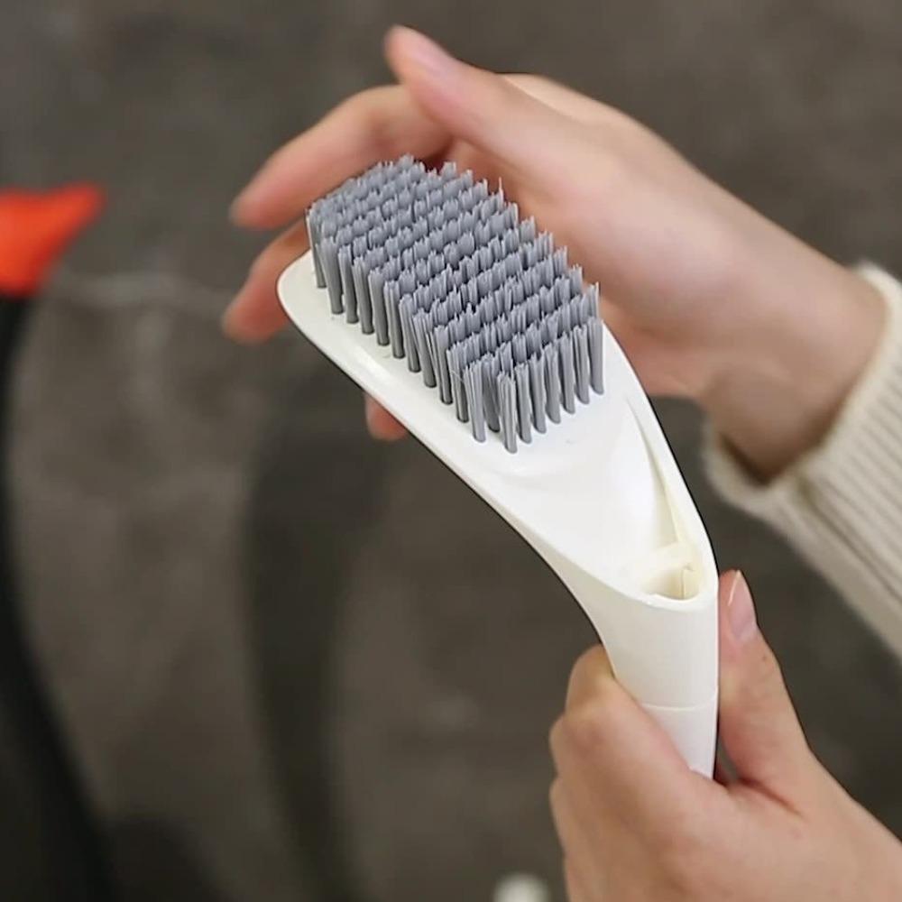 Мультяшный туалетный вантуз, густая щетина, щетка для чистки унитаза, длинная ручка, туалетная щетка, ванная комната