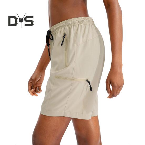 Женские летние шорты для йоги, повседневные, быстросохнущие, дышащие, спортивные, спортивные, с эластичной талией, на шнурке, для бега, фитнеса