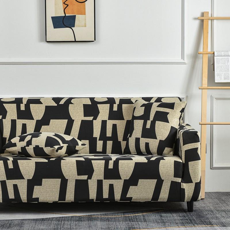 Geometric Elastic Sofa Cover For Living Room Couch Cover High Stretch Sofa Slipcovers Furniture Protector All Cover Home Decor