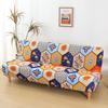 Чехол на диван-кровать, безрукий, с принтом, складной эластичный чехол для дивана, скамейки, для дома, отеля, банкета, офиса, большие диваны