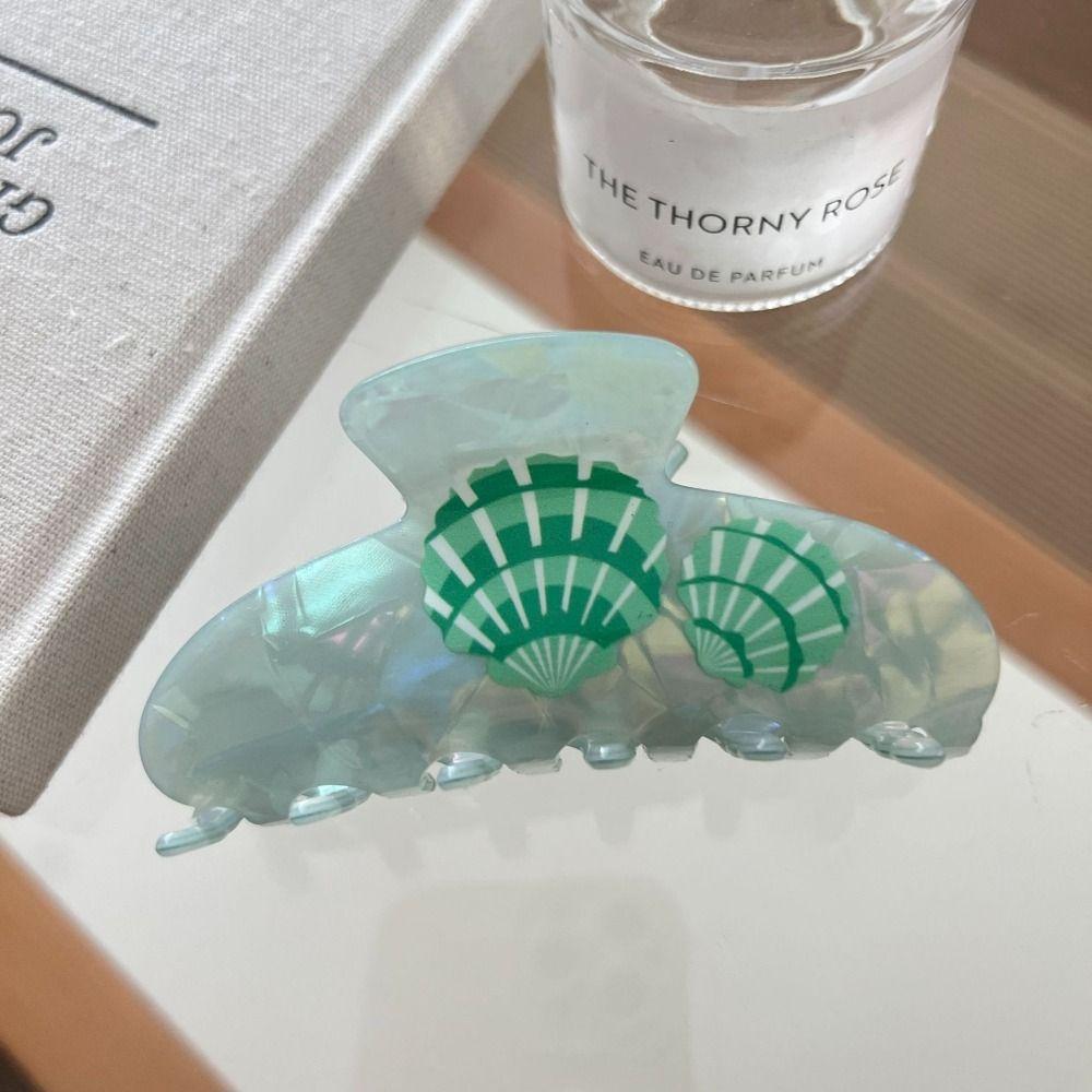 Sweet Ocean Animal Hair Clip Korean Style Geometry Shark Clip Hairpin Shell Hair Claw Girls