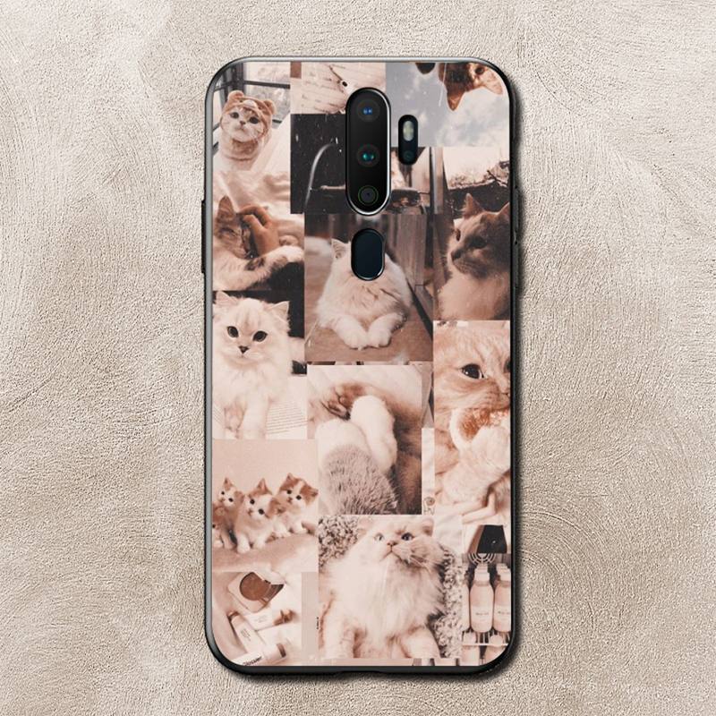 Чехол для телефона Cat Memes для Vivo Y91C Y11 17 19 17 67 81 Oppo A9 2020 Realme c3