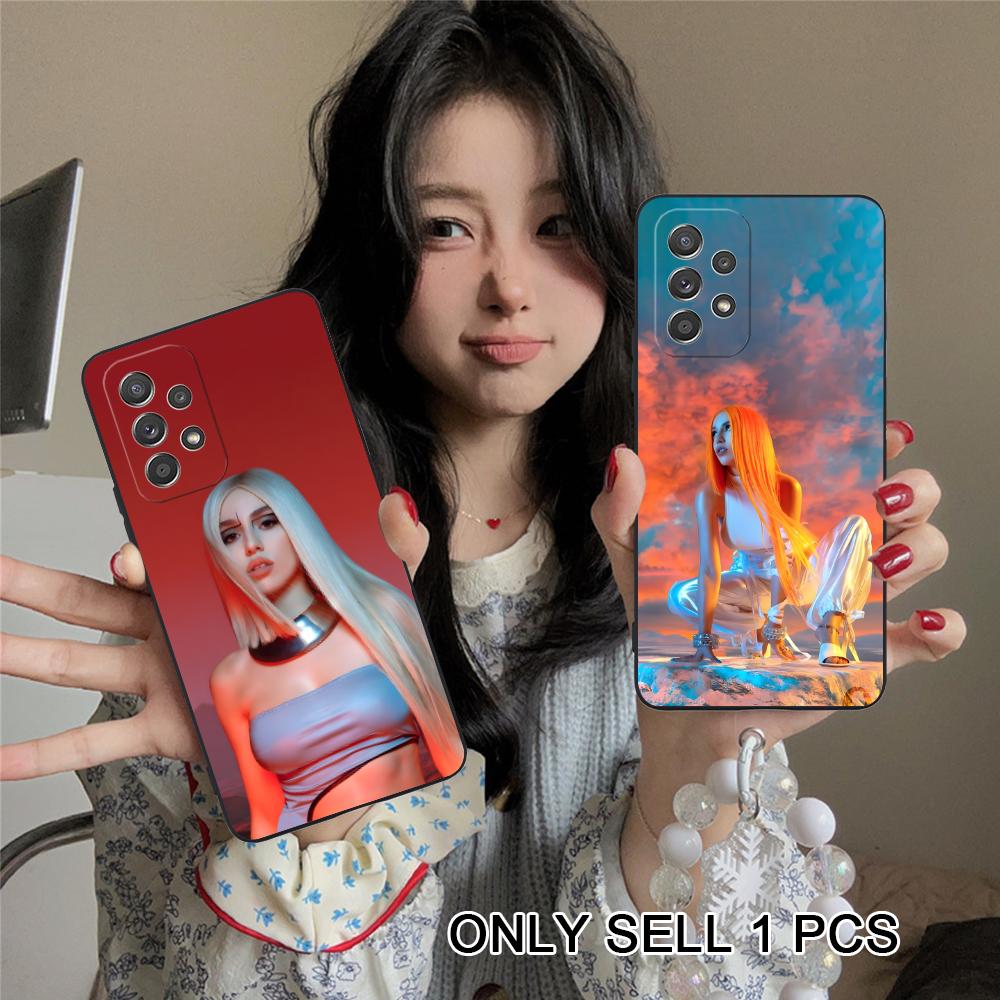 Модный матовый чехол из ТПУ Ava Max для Samsung Galaxy A56 55 54 53 52 51 36 35 34 23 16 15 5G Цветная обложка