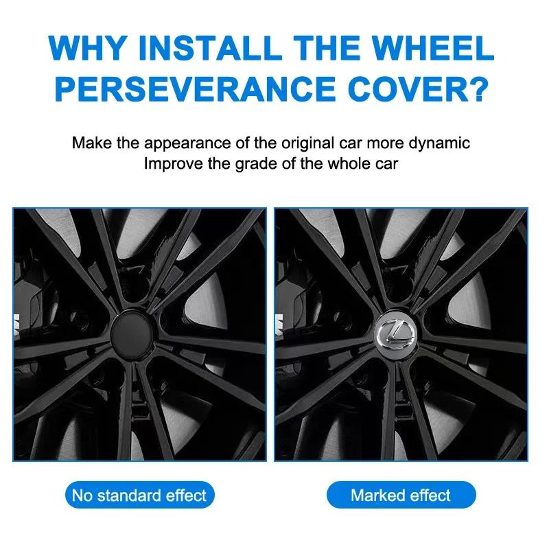 4 шт. Декоративная крышка ступицы колеса автомобиля Для Lexus LS LC RZ IS350 ES300 GS350 CT200h GX460 LX570 RX500h NX300 UX260