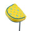 Чехол для паттера DAIYA GOLF Diamond, для клюшки типа «Mallet», с магнитной монограммой, искусственная кожа, 20 цветов, желтый, PC-5002