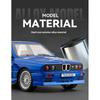 1/24 BMW M3 E30 Soda Version Boxed BMW Alloy Car Model, Suitable for Toy Cars for Children Aged 3-12 Years Old, Adults Can Collect Ornaments and Gifts