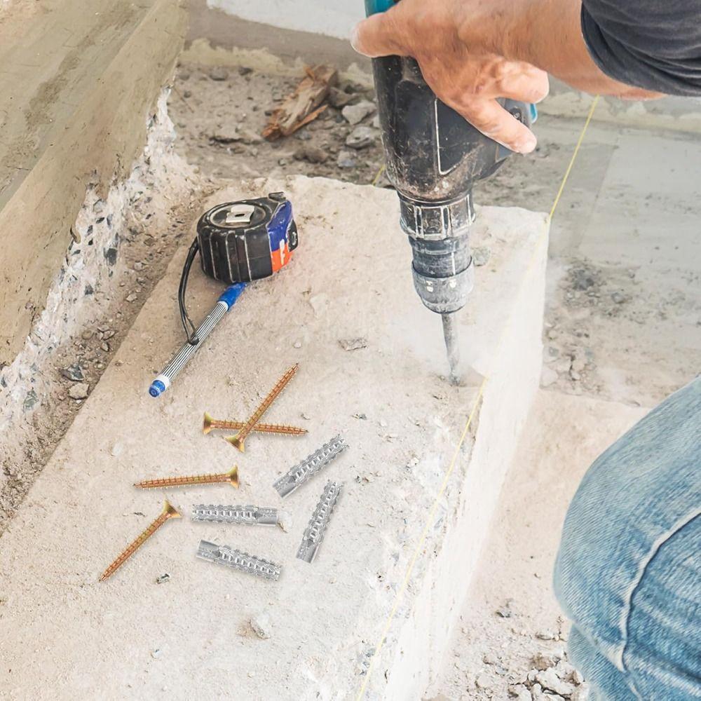 Metal Metal Expansion Tube Nails Serrated Wall Screws New Fasteners Bolt  Concrete Wall