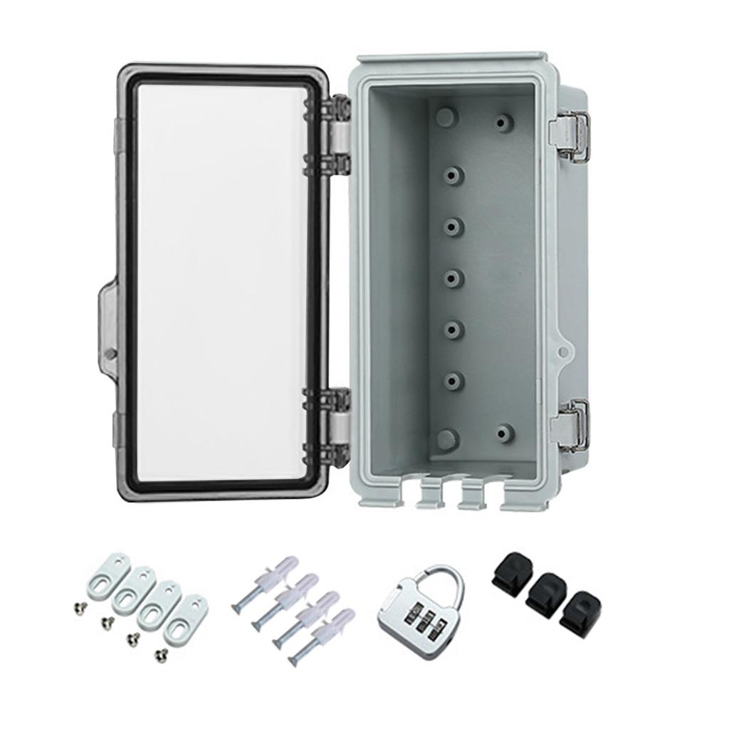Waterproof Designs Junctions Box Outdoor Electrical Enclosures With Lock and Mounting Accessories Garden Supplies