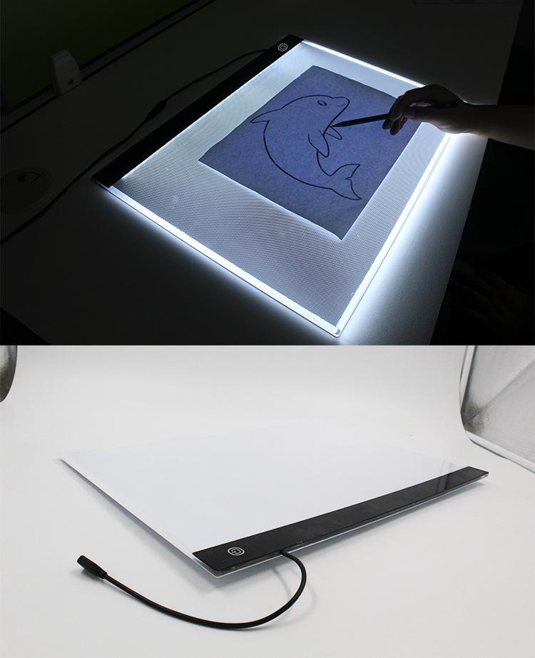 A4 LED Anime Drawing Board - Light-Up Tracing Table for Calligraphy, Sketching, and Diamond Painting.